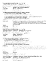 Management Chapter 5 Which of the following statements is true about a franchise