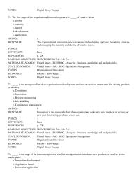 Management Chapter 7 The first stage of the organizational innovation process
