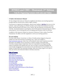 Reference Unit H Homework Quick Tip Specifying Border For The Table