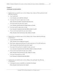 Economics Chapter 5 Homework Stocks Bonds Commodities Probability Return Probability Return