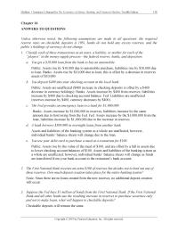 Economics Chapter 14 Homework Accounts Look Like This Banking System All