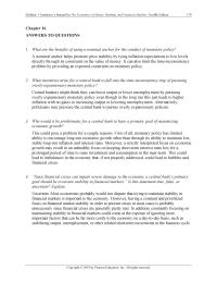 Economics Chapter 16 Homework Taylor Rule The Economy Experiences Prolonged Increases
