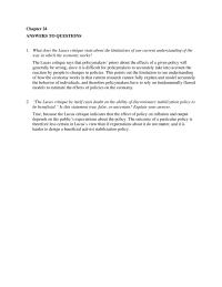 Economics Chapter 24 Homework Fed Credibility Contrast The Federal Reserves Commitment