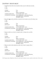 Chapter 9 Both Accounts Receivable and Notes Receivable represent claims