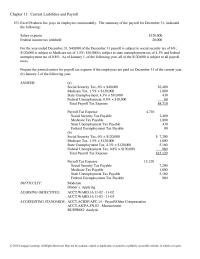 Chapter 11 Excel Products Inc. pays its employees semimonthly