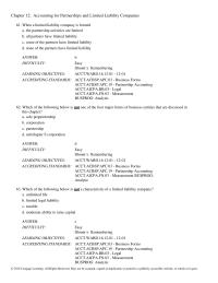 Chapter 12 When a limited liability company is formed