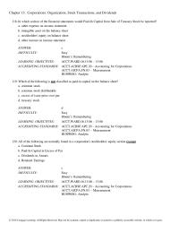 Chapter 13 In which section of the financial statements would