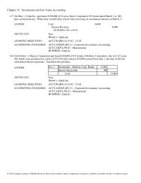 Chapter 15 On May 1, Cedar Inc. purchases $150,000 of 10-year