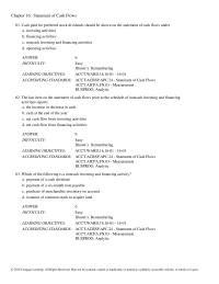 Chapter 16 Cash paid for preferred stock dividends should be shown on