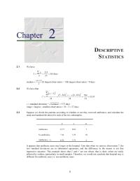 Accounting Chapter 2 Homework HGT Panel Variable Sex Descriptive Statistics