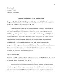 Annotated Bibliography 1Tyrus