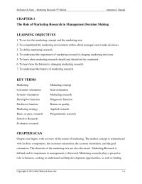 Sales Chapter 1 Homework Marketing Research Has Traditionally Been Associated With