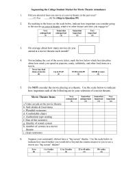 Sales Chapter 1 Homework Regarding Your Search For Information About Movies
