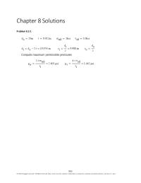 Mechanical Engineering Chapter 8 Homework Maximum normal strain in wall