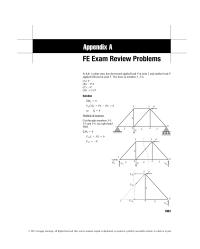 Mechanical Engineering Appendix A Homework&nbsp;A plane truss has downward applied load