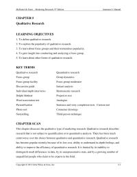 Sales Chapter 5 Homework Customer Care Research Cruse Depth Interviewing Understand