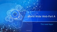 World Wide Web-Part A
