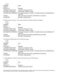 Economics Chapter 1 The study of economics, and definitions in economics