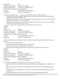 Economics Chapter 10 The difference between zero accounting profit