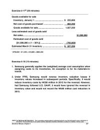 Accounting Chapter 30 Homework Date Goods Purchased Cost Goods Sold 11