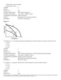 Economics Chapter 14 Which of the following conditions should be met