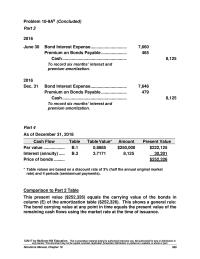 Accounting Chapter 55 Homework Part 2016 June Bond Interest Expense