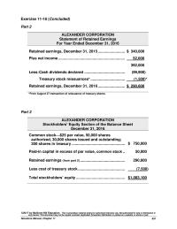Accounting Chapter 63 Homework Book Value Per Preferred Share Par Value