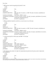 Economics Chapter 18 The Study Ofeconomics And Definitions Economics accrediting Standards