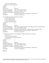 Economics Chapter 22 The economy in the period 1950 to 1998 behaved differently