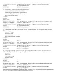 Economics Chapter 27 Resource prices are fixed for some period of time