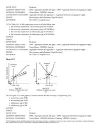 Economics Chapter 27 How is it possible for the economy to have a recessionary gap