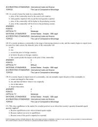 Economics Chapter 35 As a result of pure free trade in a commodity the