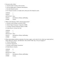 Banking Chapter 1 Money And Banking factual 10 Buying Stocks Gives Investor