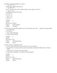 Banking Chapter 2 Investment Because Its Risk Exceeds