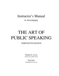Communications Chapter 0 Homework Speaking Your Career 119 Additional Exercises And
