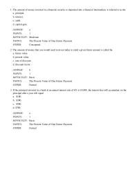 Banking Chapter 4 The Present Value Perpetuity Varies Directly With