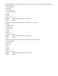 Banking Chapter 5 Moderate topics other the Term Structure Interest Rates conceptual 20 The Analysis