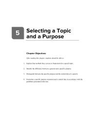 Communications Chapter 5 Homework You Decide Focus Four Benefits The Youth