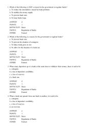 Banking Chapter 9 Banks 28 Which The Following Example Solvent Banka