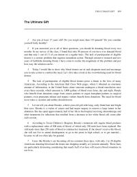 Communications Chapter 5 Homework The Ultimate Gift 411 Finally Ask All