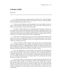 Communications Chapter 5 Homework Aids Epidemic And Compassion Toward People Who