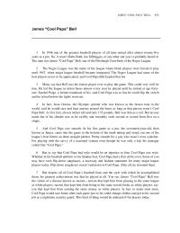 Communications Chapter 5 Homework Cool Papa Steal Second Base Appreciate James