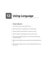 Communications Chapter 12 Homework This Kind Language Helps King Make Tangible
