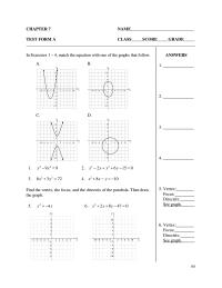 Mathematics Chapter 7&nbsp;Find the vertex, the focus, and the directrix of&nbsp;