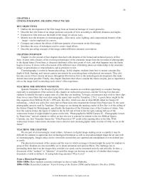 Communications Chapter 4 Homework Cinematography Framing What See Key Objectives