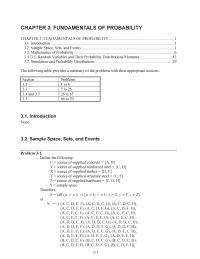 Civil Engineering Chapter 3 Homework Random Variables and Their Probability