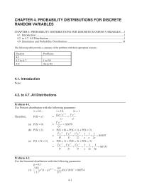 Civil Engineering Chapter 4 Homework&nbsp;Mean and Standard Deviation of number of flawless pieces?