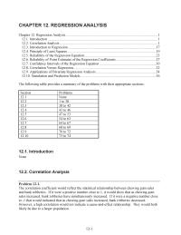 Civil Engineering Chapter 12 Homework The correlation coefficient would reflect the statistical