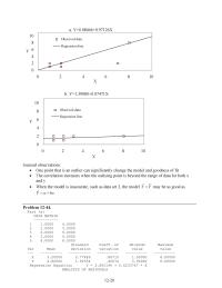 Civil Engineering Chapter 12 Homework&nbsp;One point that is an outlier can significantly change&nbsp;