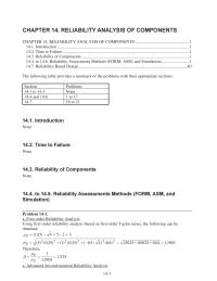 Civil Engineering Chapter 14 Homework Advanced Second-moment Reliability Analysis